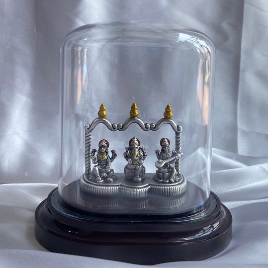 Ganesh-Lakshi-Saraswati | Antique | Electro-forming Idols